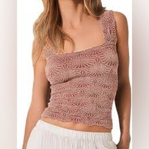 Free People Love Letter Seamless Top. XS/S